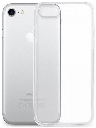 Kryt na mobil TopQ Kryt iPhone 7 silikon 2 mm průhledný 69460