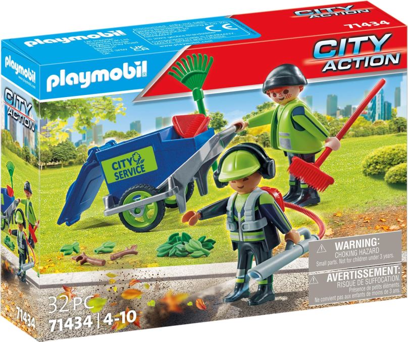 Stavebnice Playmobil 71434 Úklidový tým města
