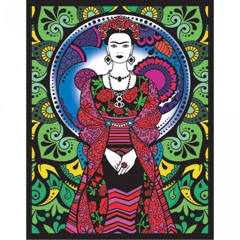 Omalovánky Colorvelvet Sametový obrázek Frida