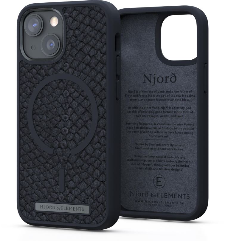 Kryt na mobil Njord Vindur Case for iPhone 13 Mini Dark Grey