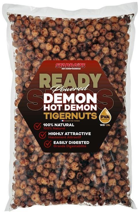 Starbaits Tygří ořech Ready Seeds Hot Demon Tigernuts 1kg