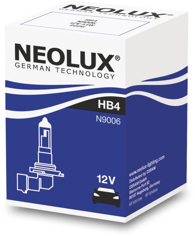 Autožárovka NEOLUX HB4 Standard, 12V, 51W