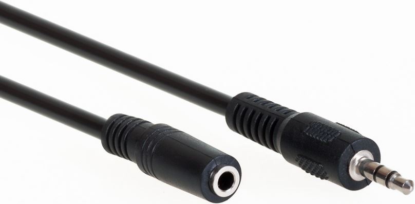 KAL050 - prodlužovací stereo audio kabel 5,0 m s konektory 3,5 mm Jack M - 3,5 mm Jack F