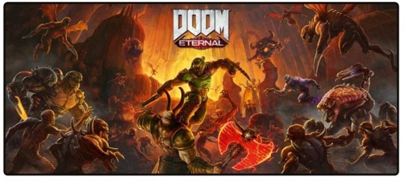 Podložka pod myš Doom Eternal - Marauder - Podložka pod myš a klávesnici