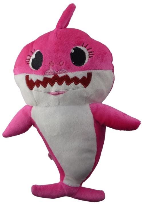Plyšák Zpívající plyšový žralok, ružový