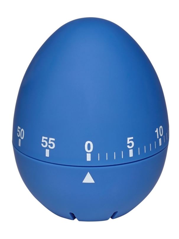 TFA 38.1032.06 - Kuchyňská mechanická minutka  - vajíčko modré