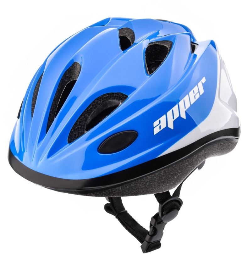 Helma na kolo Cyklistická přilba MTR APPER, modrá-bílá