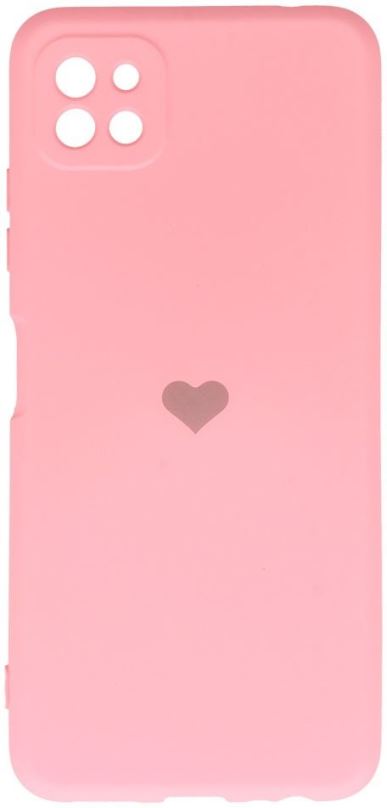 Kryt na mobil Vennus Valentýnské pouzdro Heart pro Samsung Galaxy A22 5G - růžové