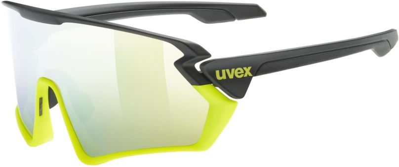 Cyklistické brýle Uvex sportovní brýle 231 black yell.m/mir.yel