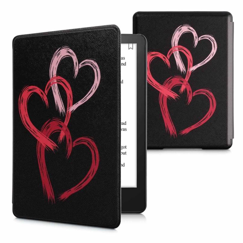 Pouzdro na čtečku knih KW Mobile - Brushed Heart Abstract - KW5625651 - Pouzdro pro Amazon Kindle Paperwhite 5 (2021) - víc