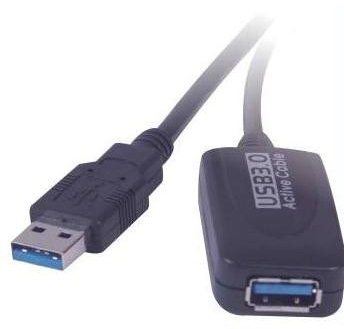 Kabel OEM USB 3.0 repeater 5m prodlužovací, A/M-A/F
