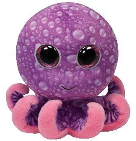 Plyšák TY Chobotnice fialová očka 24 cm