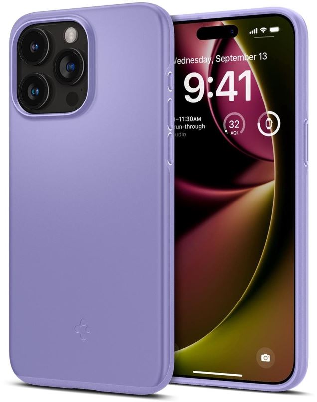 Kryt na mobil Spigen Thin Fit Iris Purple iPhone 15 Pro