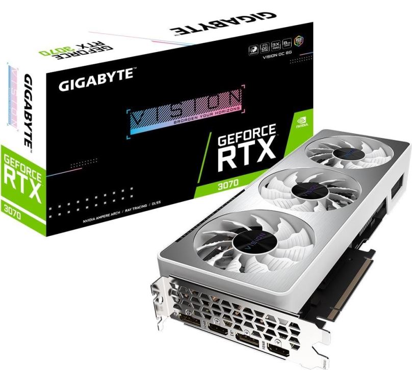Grafická karta GIGABYTE GeForce RTX 3070 VISION OC 8G (rev. 2.0)