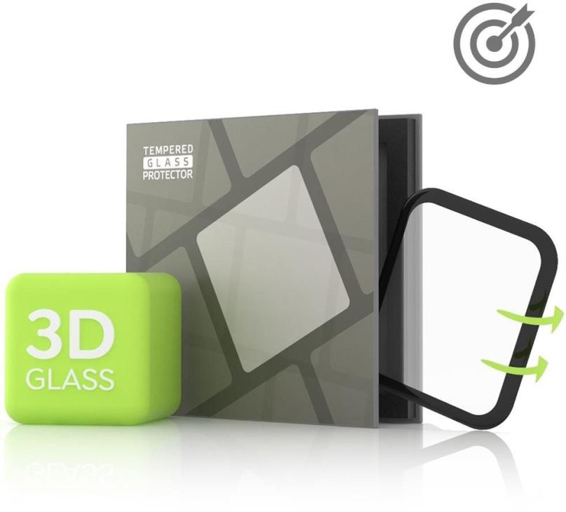 Ochranné sklo Tempered Glass Protector pro Apple Watch 4/5/6/SE/SE (2022) 40 mm, 3D Glass, voděodolné