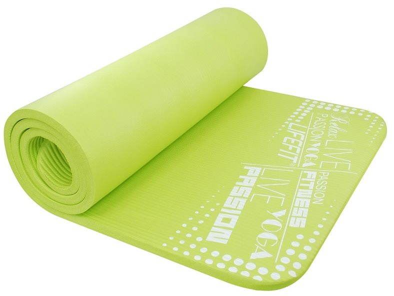 Podložka na cvičení Lifefit Yoga Mat Exkluziv světle zelená