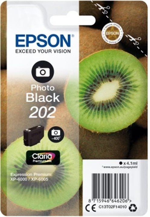 Cartridge Epson 202 Claria Premium foto černá
