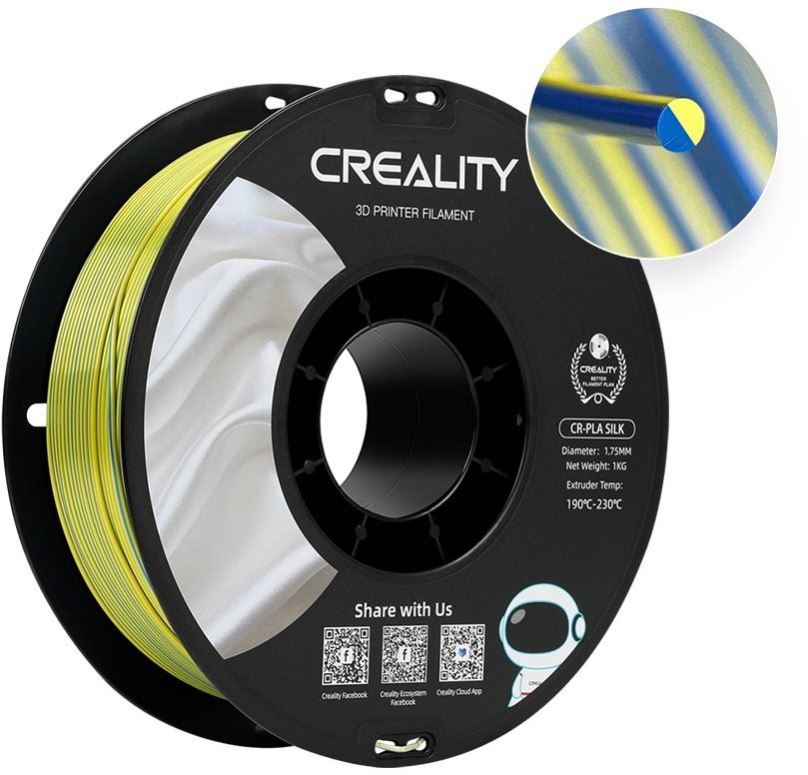Filament Creality CR-Silk Yellow-Blue