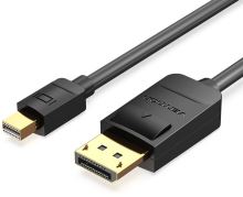 Video kabel Vention Mini DisplayPort to DisplayPort (DP) Cable 1.5m Black