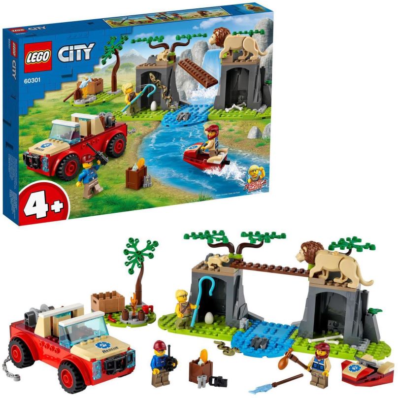 LEGO stavebnice LEGO® City 60301 Záchranářský teréňák do divočiny