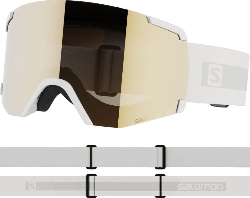 Lyžařské brýle Salomon S/View Access White/Univ. Gold