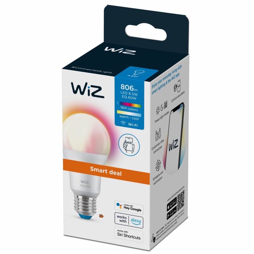 LED žárovka WiZ Colors 60W E27 A60 Promo