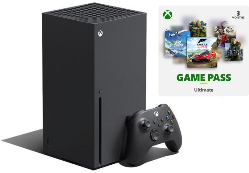 Herní konzole Xbox Series X + Xbox Game Pass Ultimate - 3 měsíční předplatné