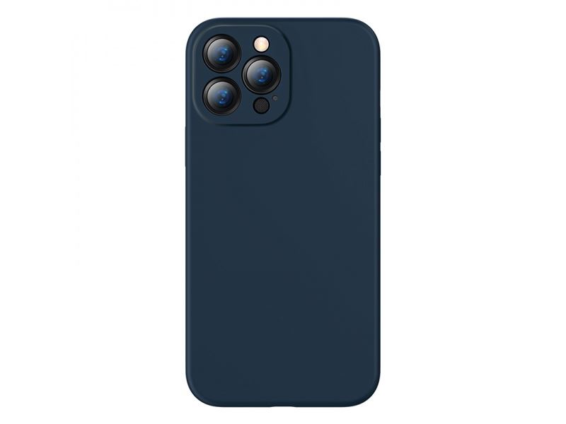 Baseus pouzdro pro iPhone 13 Pro Max Liquid Gel modrá