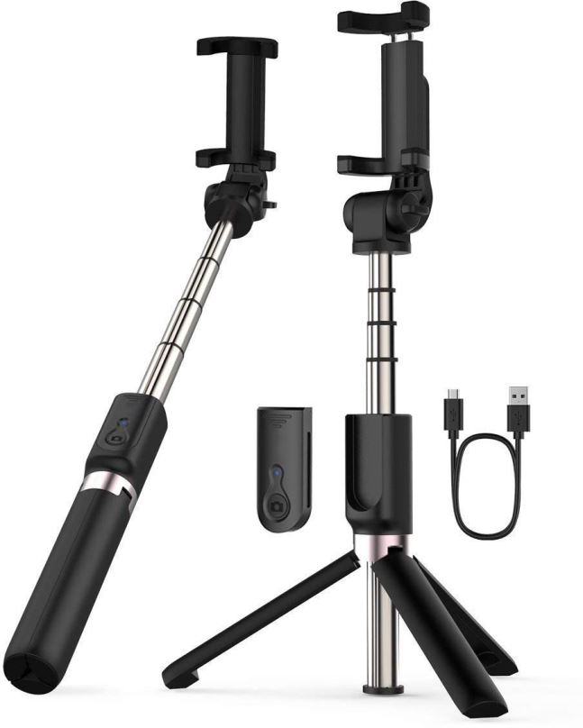 Selfie tyč Apexel Selfie tyč Tripod 3-in-1 s dálkovým ovládáním