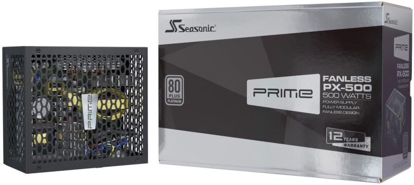 Počítačový zdroj Seasonic Prime Fanless PX-500 Platinum