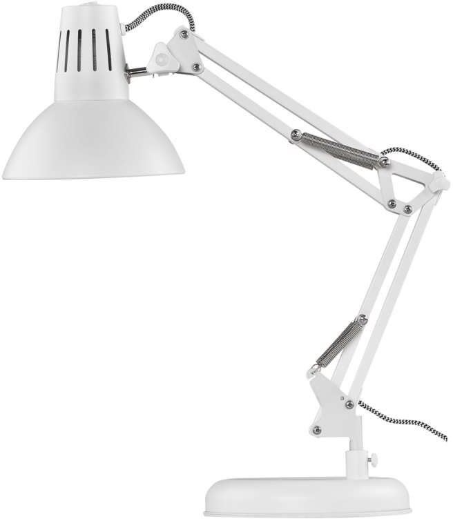 Stolní lampa EMOS Stolní lampa DUSTIN na žárovku E27, bílá