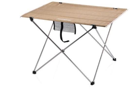 Kempingový stůl Naturehike textilní skládací stolek S 57cm - béžový