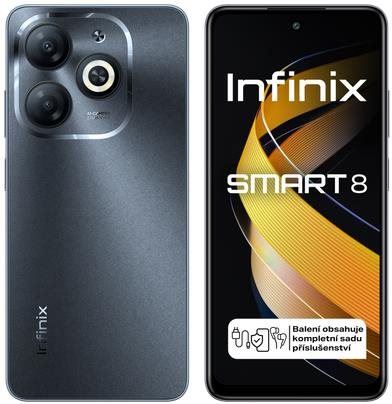 Mobilní telefon Infinix Smart 8 3GB/64GB černý