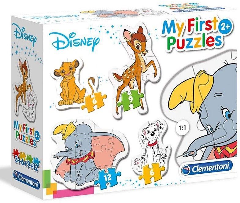 Puzzle Clementoni Moje první puzzle Disney mláďátka 4v1 (3,6,9,12 dílků)