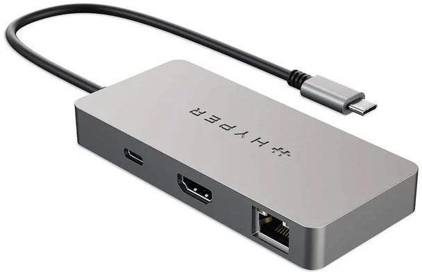 Replikátor portů HyperDrive 5v1 USB-C Hub (WWCB), stříbrný