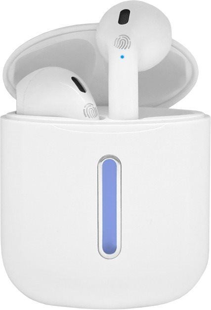 Bezdrátová sluchátka TESLA SOUND EB10 Bezdrátová Bluetooth sluchátka - Snow White