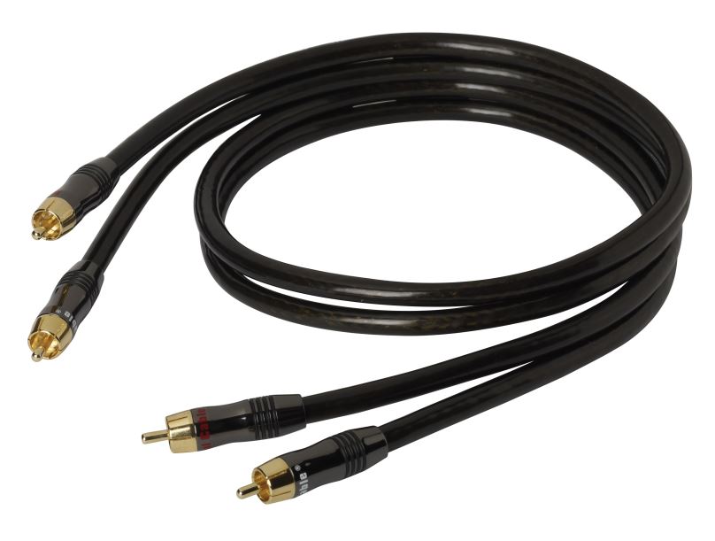 REAL CABLE ECA 2m, M/M 2RCA, audio stereo