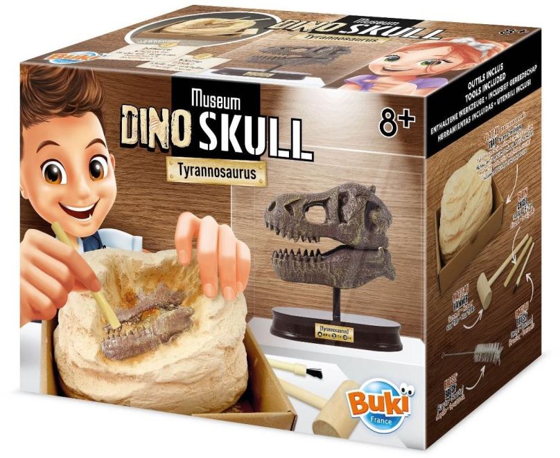 Experimentální sada BUKI France DinoSkull vykopávka lebky T-Rex