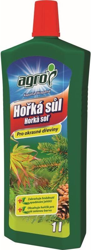 Hnojivo AGRO Hnojivo Hořká sůl - okrasné dřeviny 1 l