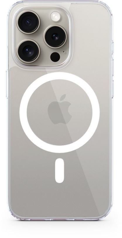 Kryt na mobil Epico Resolve kryt pro iPhone 15 Pro s podporou MagSafe - transparentní