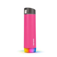 HidrateSpark – nerezová chytrá lahev, 620 ml, Bluetooth tracker, růžová