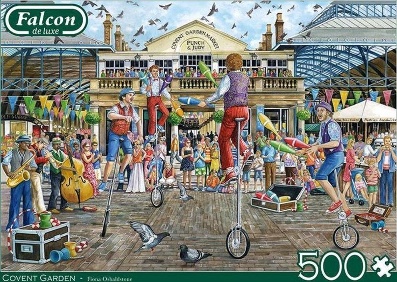 Puzzle Falcon Puzzle Žongléři v Covent Garden 500 dílků
