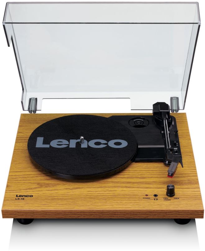 Lenco LS-10 - Wood, Gramofon s vestavěnými reproduktory