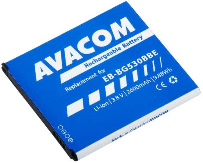 Baterie pro mobilní telefon Avacom pro Samsung G530 Grand Prime Li-Ion 3,8V 2600mAh (náhrada EB-BG530BBE)