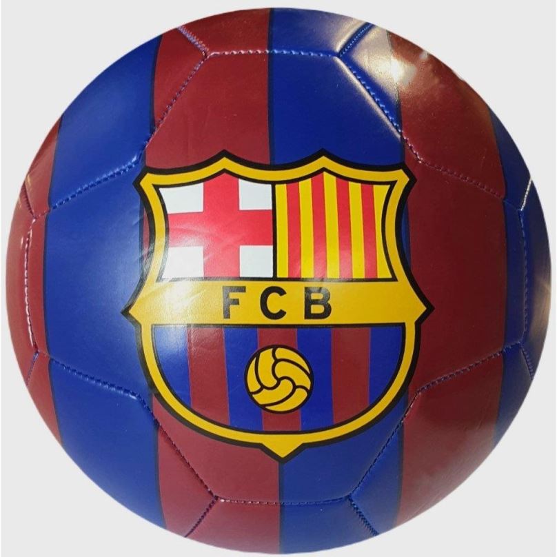 Fotbalový míč VIC FC Barcelona vel. 5, červeno-modrý