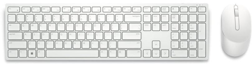 Set klávesnice a myši Dell Pro KM5221W bílá - US INTL (QWERTY)
