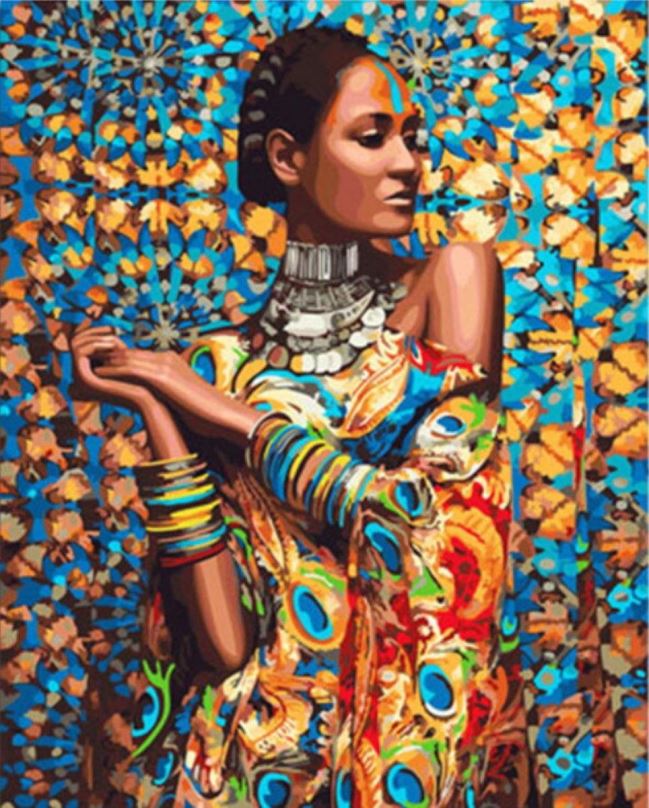 Malování podle čísel Gaira Africká dívka M991318
