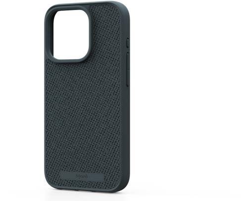 Kryt na mobil Njord Fabric MagSafe Case iPhone 15 Pro Dark Grey