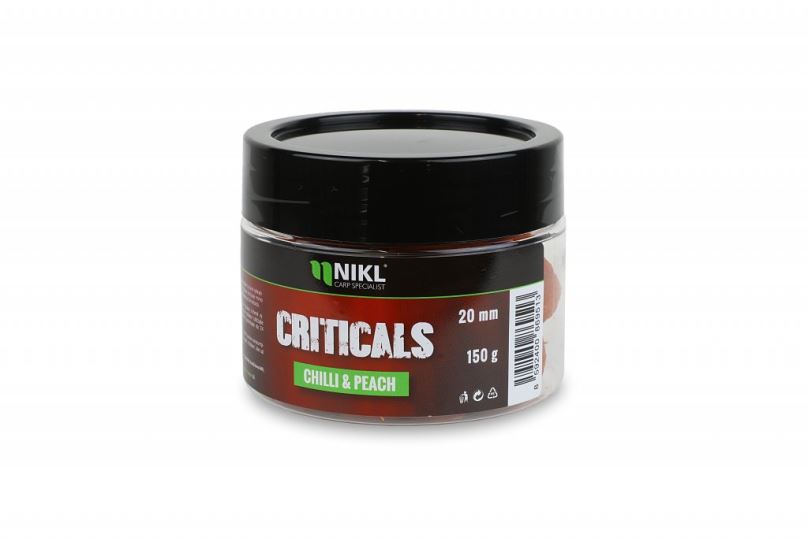 Nikl Criticals boilies Chilli & Peach 150g 18mm