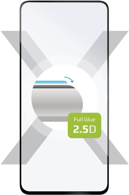 Ochranné sklo FIXED FullGlue-Cover pro Samsung Galaxy S21 FE 5G černé